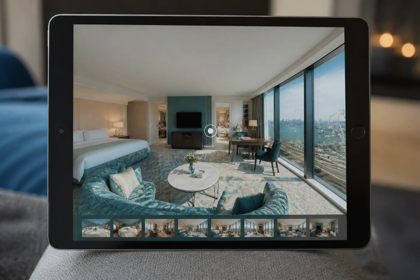 Virtual hotel stay exploration experience