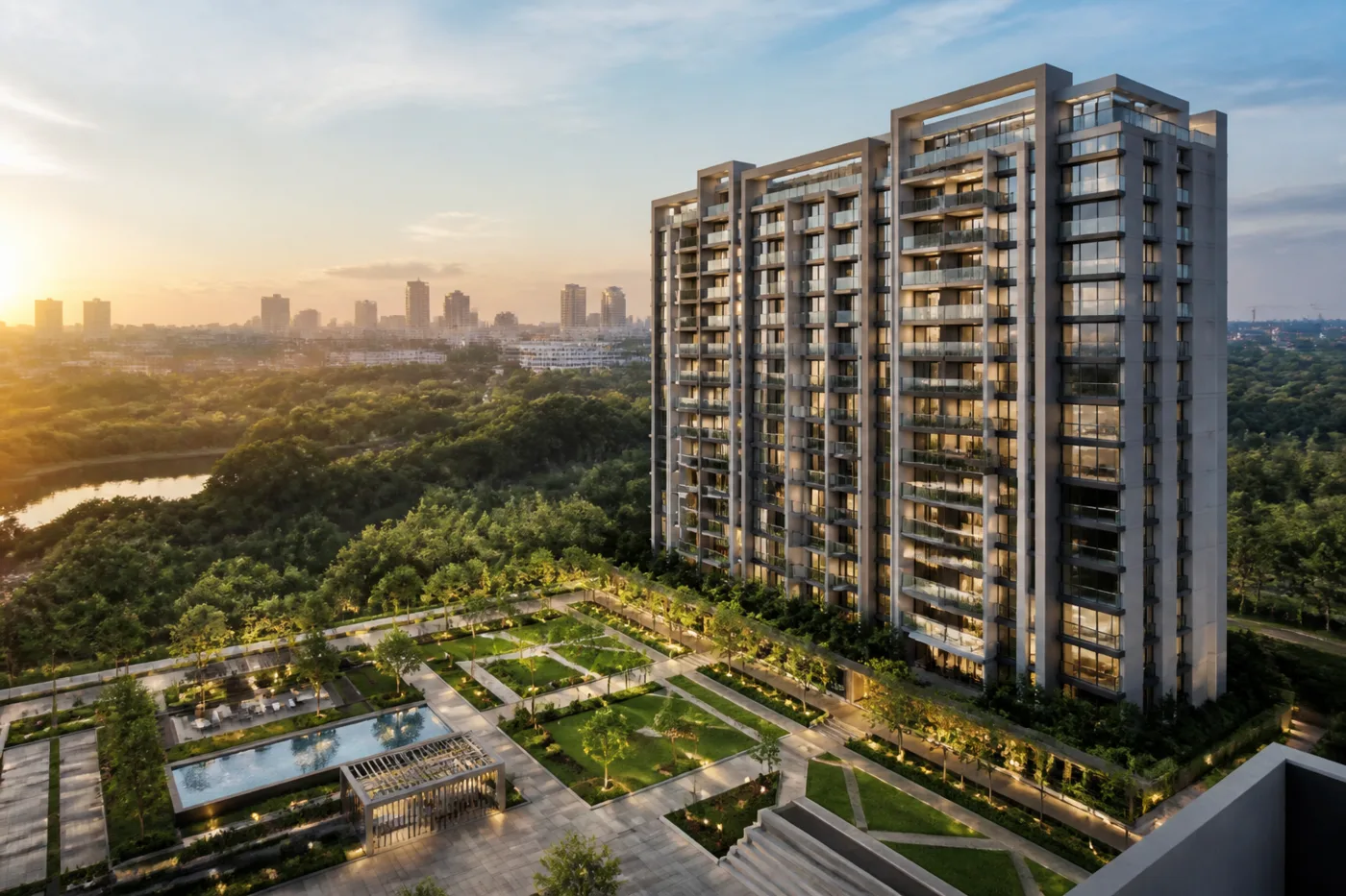 Residential project interactive tower navigation